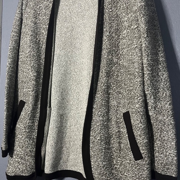 Lands’‎ End Cardigan Sweater Womens Small Baumwolle Open Pockets Long Oversized - Picture 5 of 10